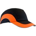 Pip HardCap A1+ Baseball Style Bump Cap HDPE Protective Liner W/Adjustable Back, Hi-Vis Orange 282-ABR170-18